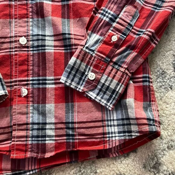Boy’s Red Old Navy Button Down Shirt - Picture 3 of 3